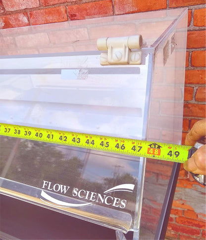 FLOW SCIENCES VBSE VENTED 4ft SAFETY ENCLOSURE FUME HOOD with 2 FAN FILTER MOUNT