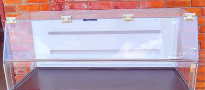 FLOW SCIENCES VBSE VENTED 4ft SAFETY ENCLOSURE FUME HOOD with 2 FAN FILTER MOUNT