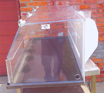 FLOW SCIENCES VBSE VENTED 4ft SAFETY ENCLOSURE FUME HOOD with 2 FAN FILTER MOUNT