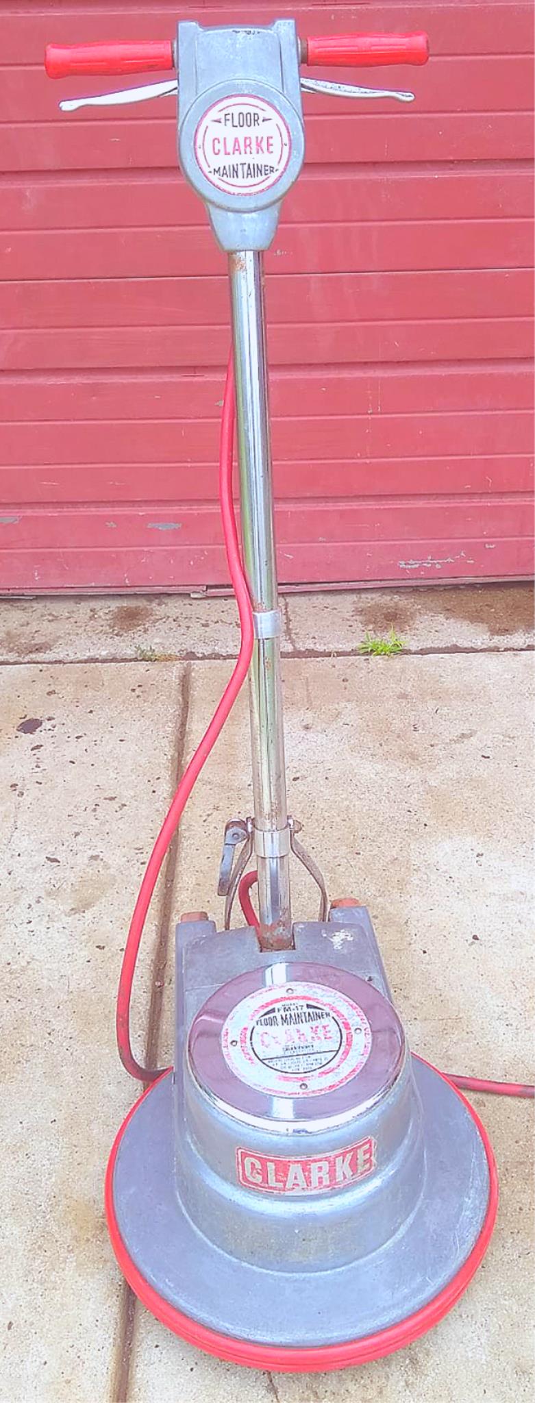 NILFISK CLARKE HEAVY DUTY 17" COMMERCIAL FM-17 FLOOR MACHINE WATCHVIDEO FREESHIP