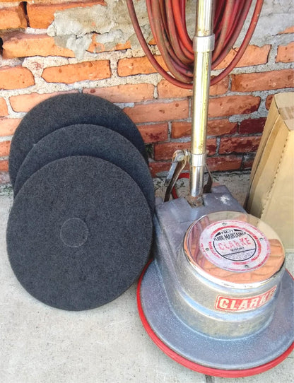 NILFISK CLARKE HEAVY DUTY 17" COMMERCIAL FM-17 FLOOR MACHINE WATCHVIDEO FREESHIP