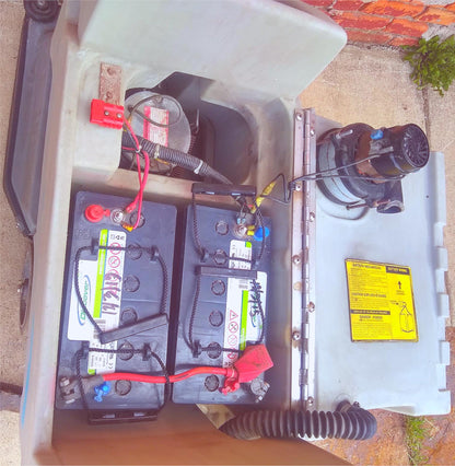 NOBLES SPEED SCRUB 2000 20"FLOOR WALK BEHIND BATTERY FLOOR SCRUBBER FREESHIP