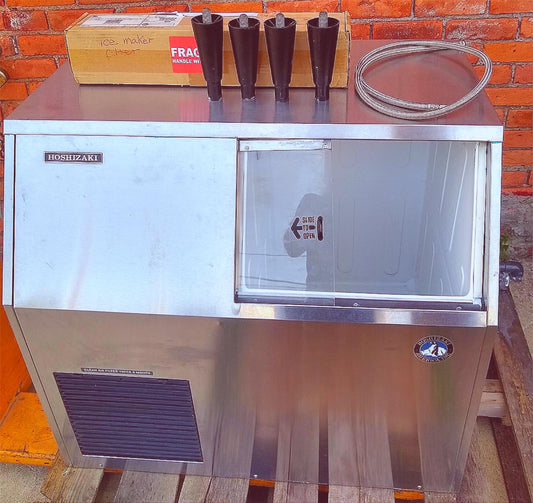 HOSHIZAKI F-300BAF 300lbs/Day AIR COOLED FLAKE ICE MAKER & STORAGE BIN FREE SHIP