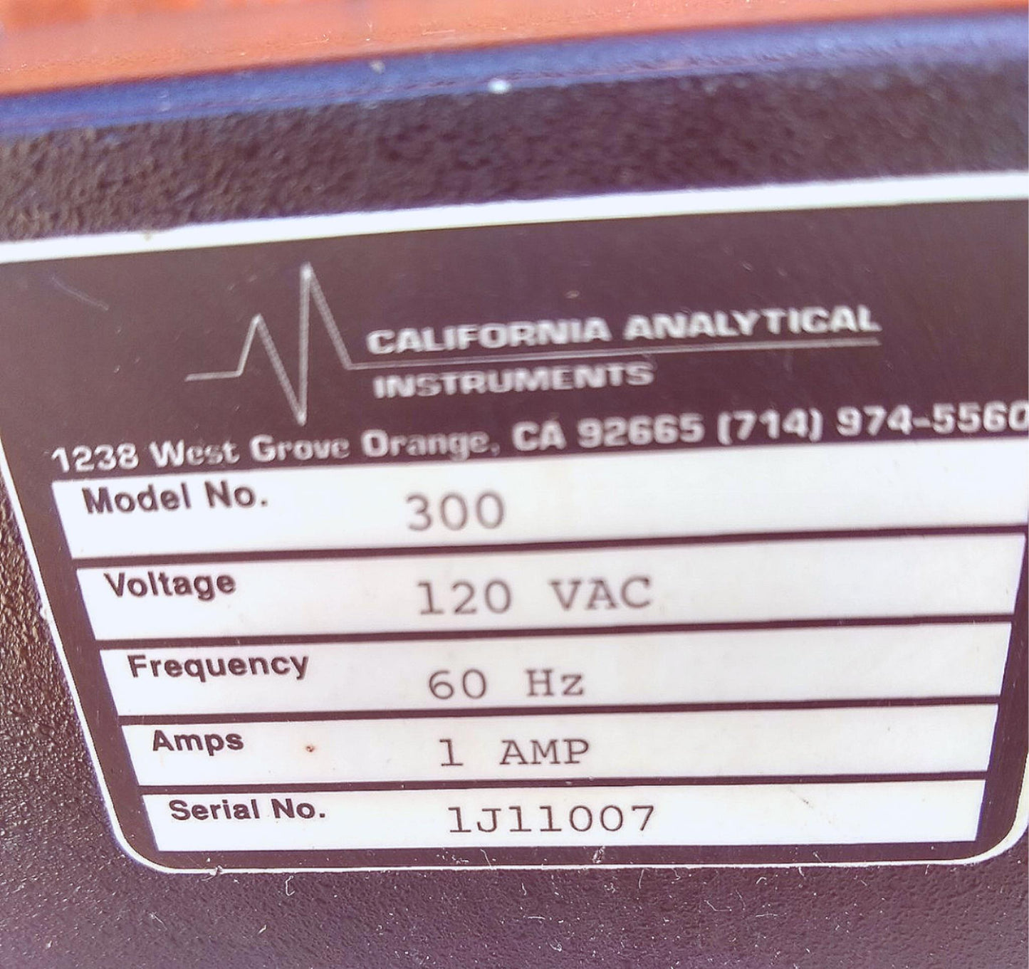 CALIFORNIA ANALYTICAL INSTRUMENT MODEL300 PARAMAGNETIC CO2 ANALYZER FREE SHIP