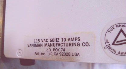 VANIMAN VANGUARD 1X DENTAL DUST COLLECTOR WATCH VIDEO FREE SHIP