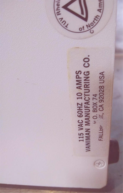 VANIMAN VANGUARD 1X DENTAL DUST COLLECTOR WATCH VIDEO FREE SHIP