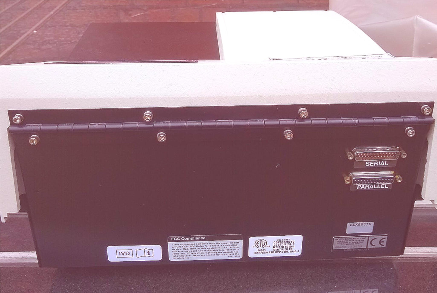 BIOTEK ELX808-IU ULTRA 96-WELL ABSORBANCE MICROPLATE READER MANUAL FREE SHIP