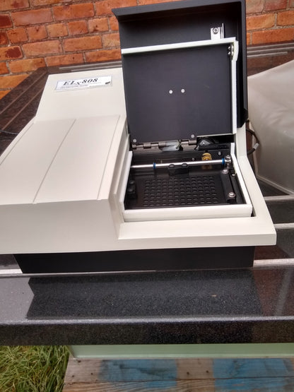 BIOTEK ELX808-IU ULTRA 96-WELL ABSORBANCE MICROPLATE READER MANUAL FREE SHIP