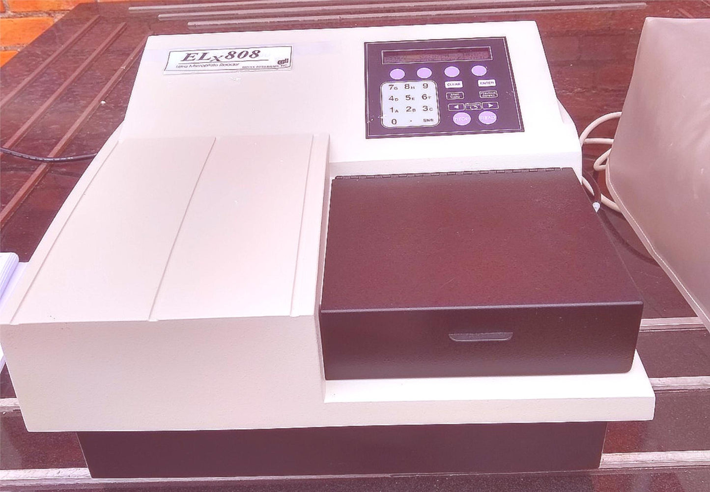 BIOTEK ELX808-IU ULTRA 96-WELL ABSORBANCE MICROPLATE READER MANUAL FREE SHIP