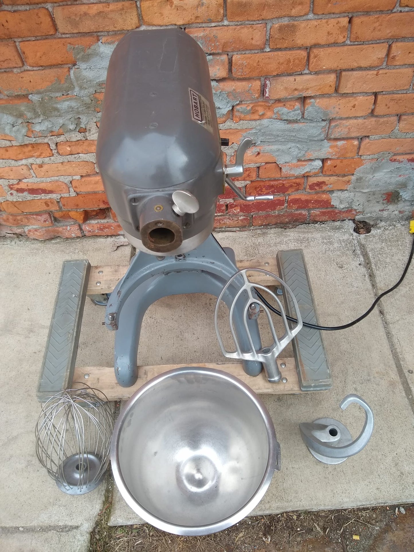 HOBART A200T 20 QUART DOUGH MIXER HOOK PADDLE & WHISK BEATER WATCHVIDEO FREESHIP