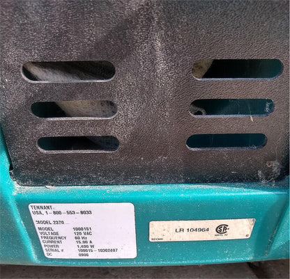 TENNANT 2370 CORDED HIGHSPEED FOLDABLE 20" BURNISHER 90DAYWARRANTY WATCH VIDEO