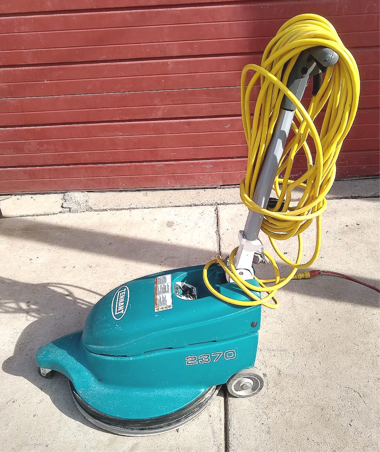 TENNANT 2370 CORDED HIGHSPEED FOLDABLE 20" BURNISHER 90DAYWARRANTY WATCH VIDEO