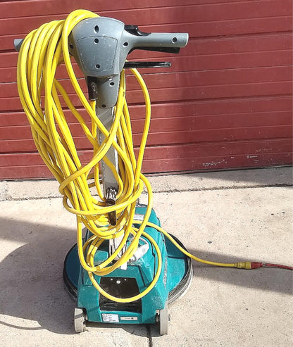 TENNANT 2370 CORDED HIGHSPEED FOLDABLE 20" BURNISHER 90DAYWARRANTY WATCH VIDEO