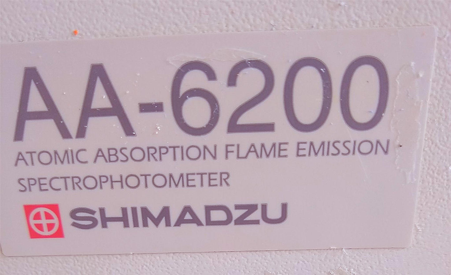 SHIMADZU DOUBLE BEAM AA-6200 ATOMIC ABSORPTION SPECTROPHOTOMETER 90 DAY WARRANTY