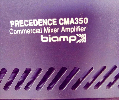 BIAMP PRECEDENCE CMA350 COMMERCIAL 6-INPUT MIXER / 350 WATTS AMPLIFIER FREE SHIP