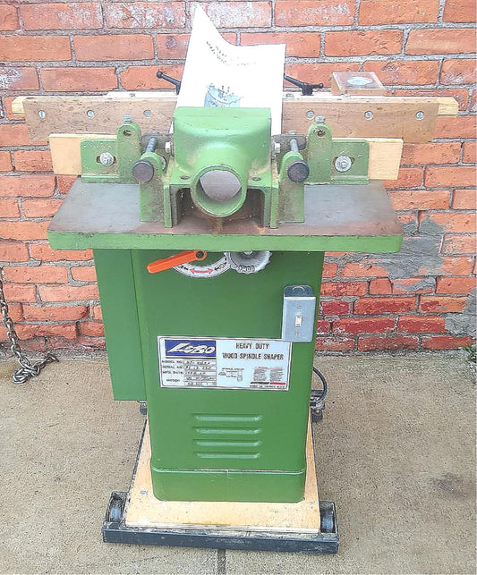 100% LOBO SP-3400 HEAVY DUTY WOOD SPINDLE SHAPER WATCH-VIDEO
