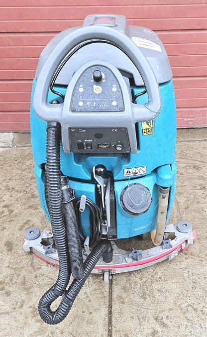 WARRANTY TENNANT T5 FAST WALKBEHIND BATTERY FLOOR SCRUBBER WATCHVIDEO FREESHIP