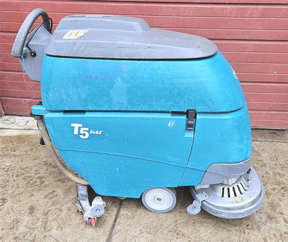 WARRANTY TENNANT T5 FAST WALKBEHIND BATTERY FLOOR SCRUBBER WATCHVIDEO FREESHIP