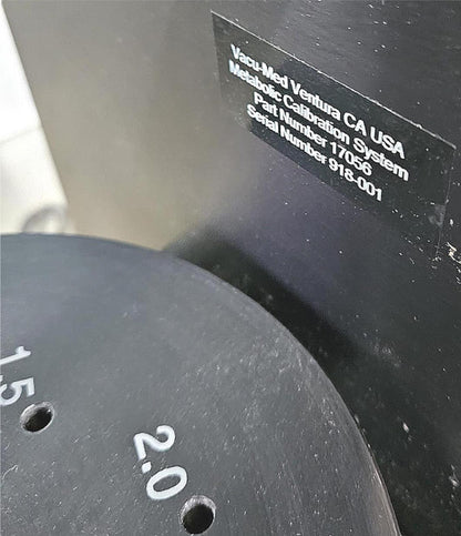 WARRANTY VACUMED 17056 METABOLIC SIMULAT CALIBRAT SPEEDCONTROL MANUAL WATCHVIDEO