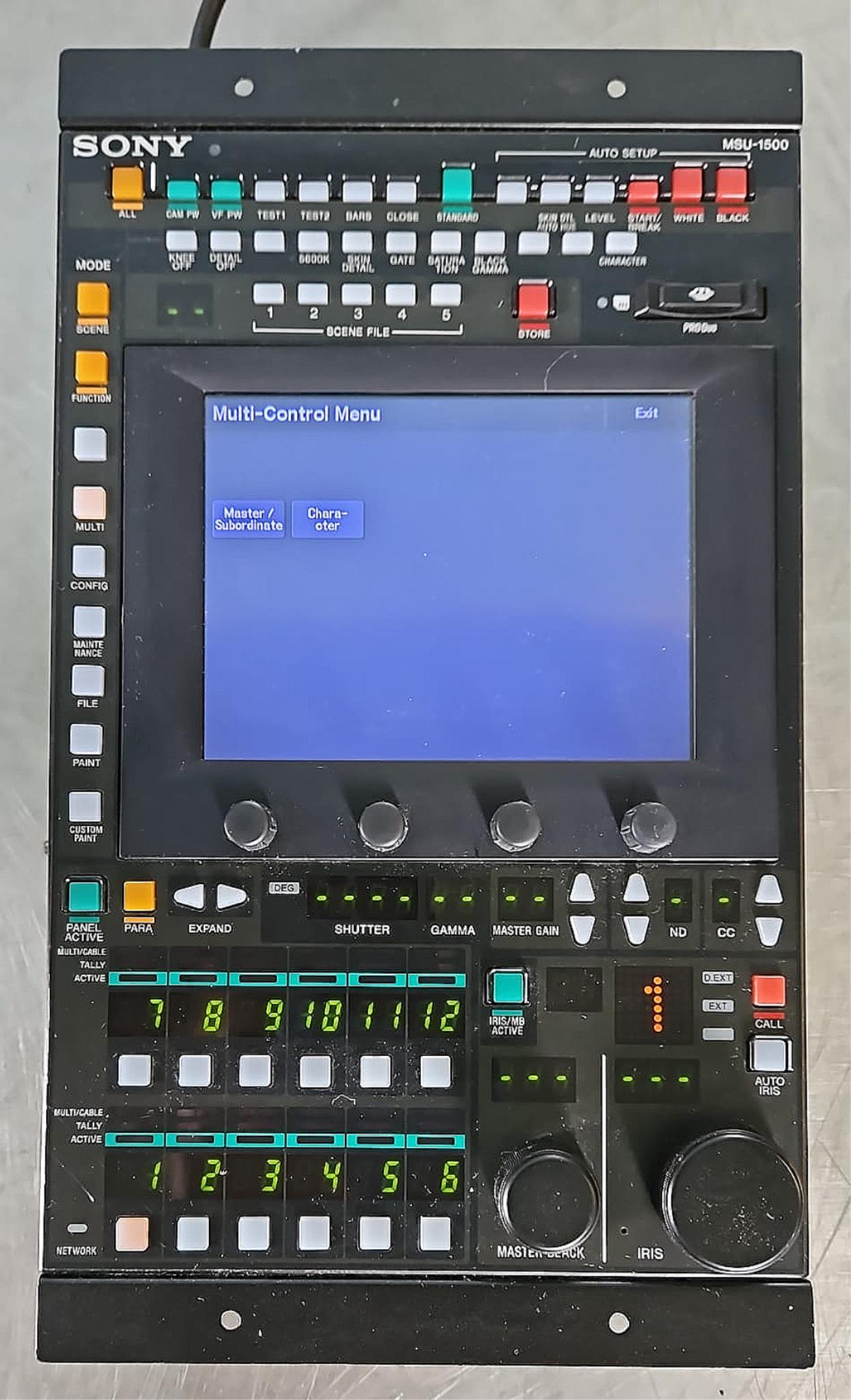 100%WARRANTY SONY MSU-1500 MASTER SETUP CONTROL VERTICALUNIT WATCHVIDEO FREESHIP