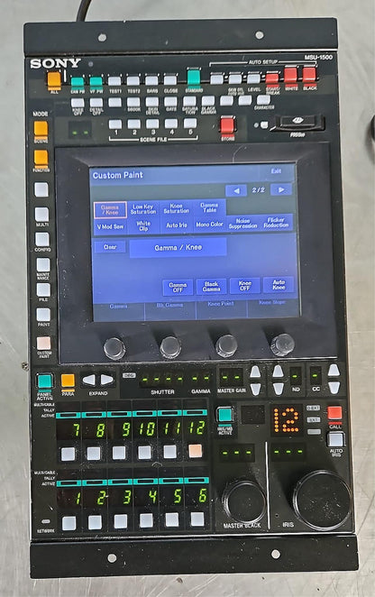 100%WARRANTY SONY MSU-1500 MASTER SETUP CONTROL VERTICALUNIT WATCHVIDEO FREESHIP