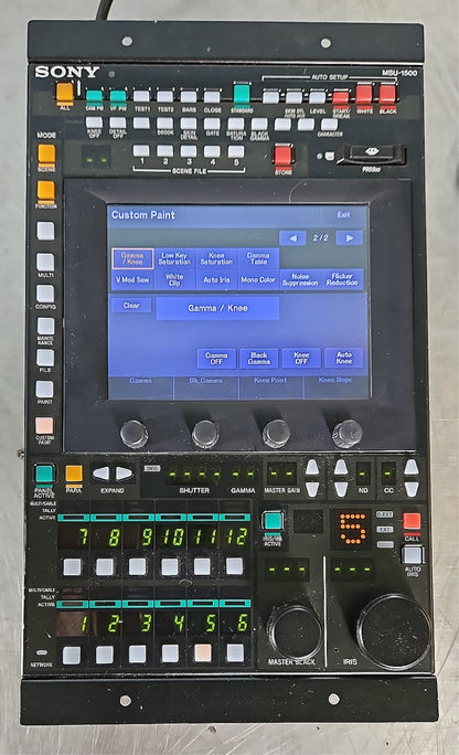 100%WARRANTY SONY MSU-1500 MASTER SETUP CONTROL VERTICALUNIT WATCHVIDEO FREESHIP