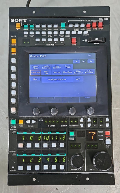 100%WARRANTY SONY MSU-1500 MASTER SETUP CONTROL VERTICALUNIT WATCHVIDEO FREESHIP