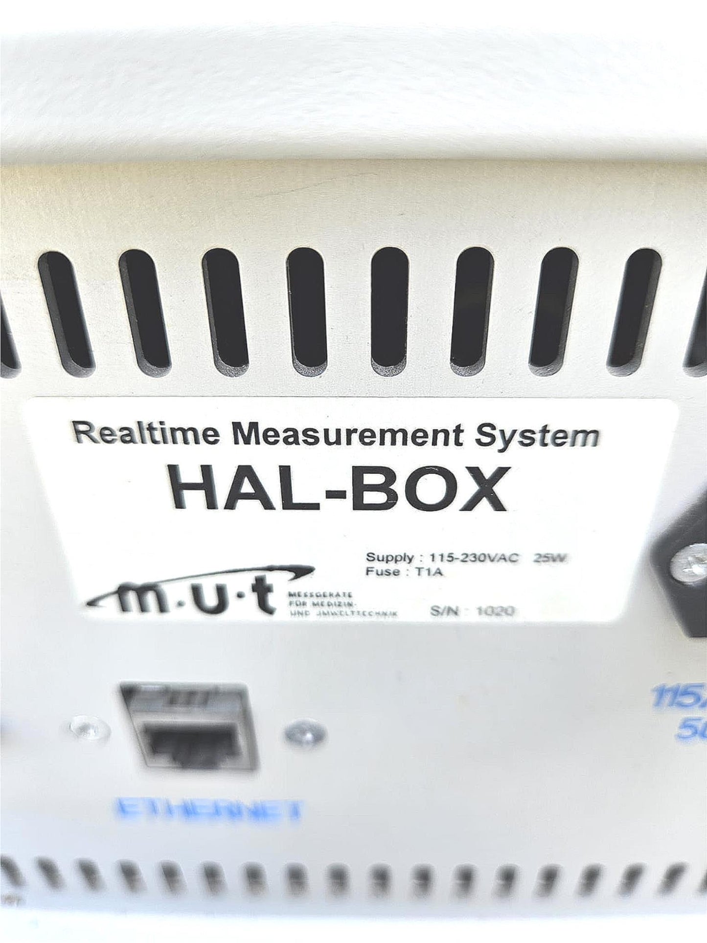 WARRANTY VINTAGE REALTIME OPTICAL MEASUREMENT MODULE HAL-BOX MUT M-U-T FREE-SHIP