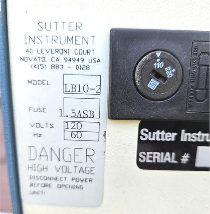 100% SUTTER LAMBDA 10-2 OPTICAL FILTER CHANGER FLUORESCENCE MICROSCOPY FREE SHIP
