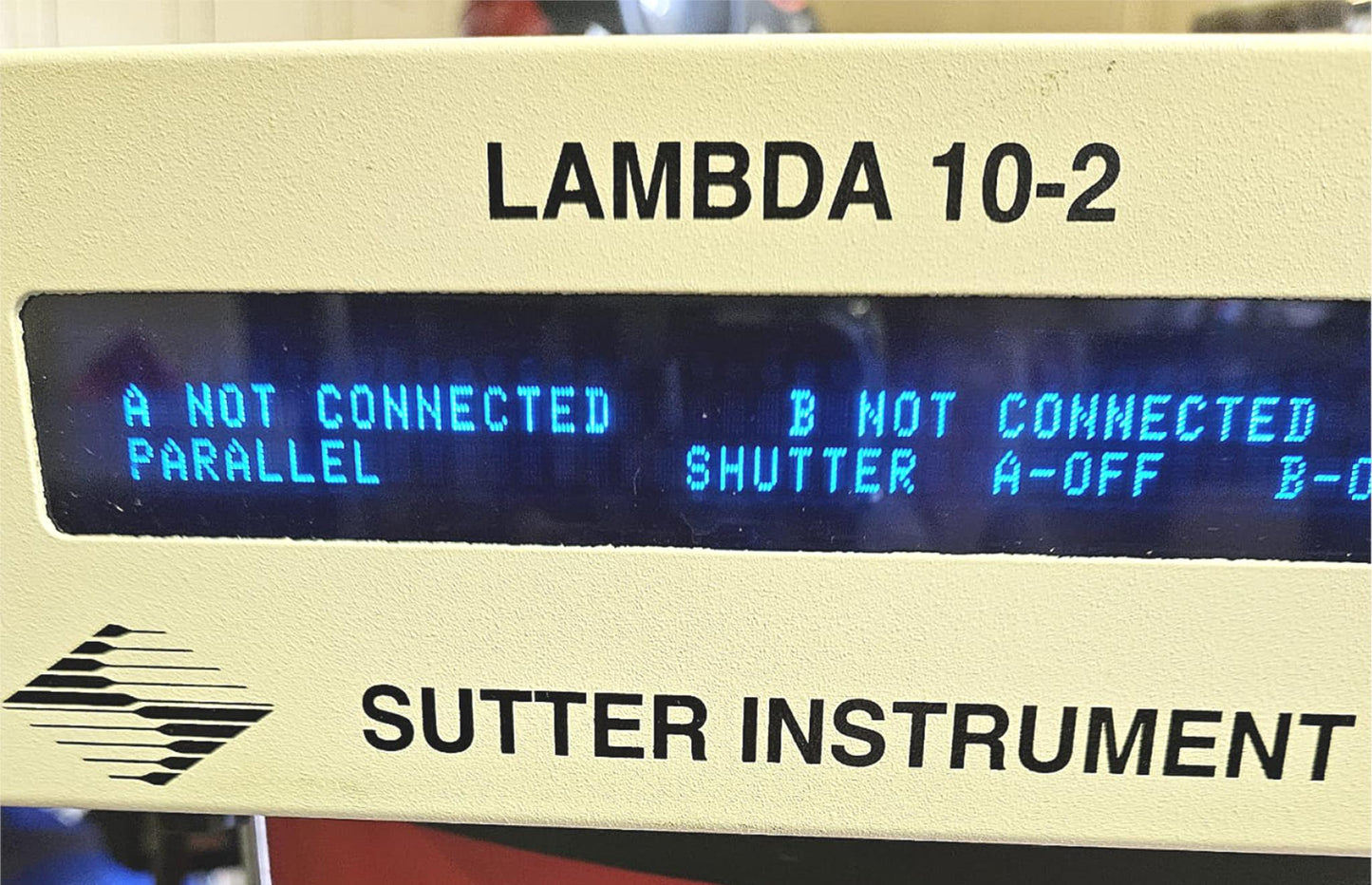 100% SUTTER LAMBDA 10-2 OPTICAL FILTER CHANGER FLUORESCENCE MICROSCOPY FREE SHIP