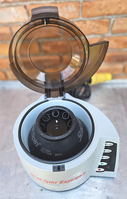 WARRANTY HEMOCUE STATSPIN EXPRESS 3 PLASMA SERUM CENTRIFUGE WATCH-VIDEO FREESHIP