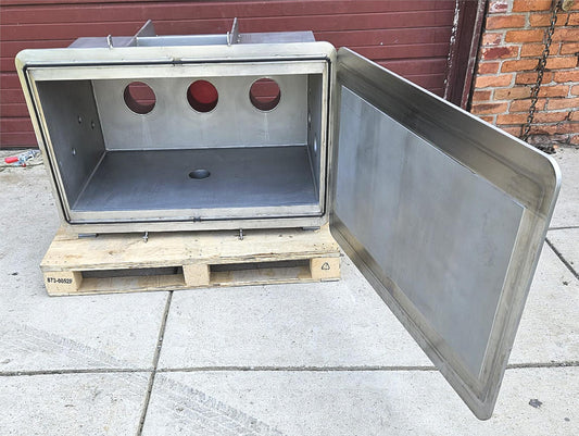 BNEW 40x26x20 LACO TECH LVC402620-3322-CH-1P2592 STSTEEL VACUUM CHAMBER FREESHIP