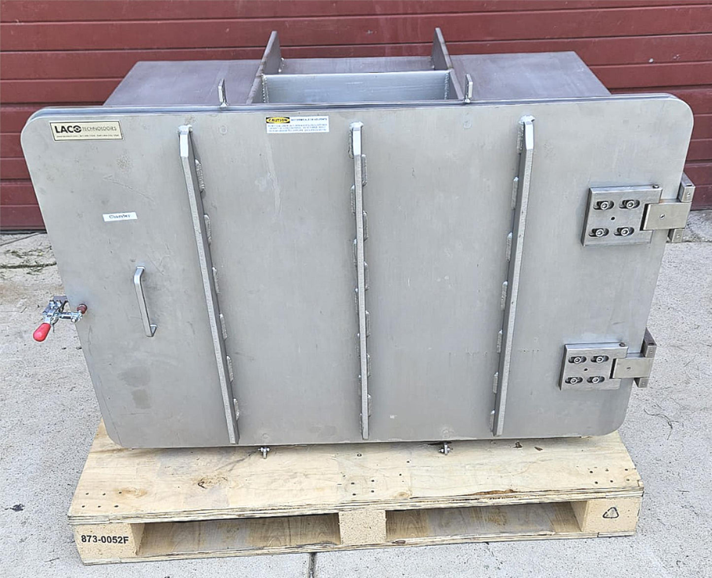 BNEW 40x26x20 LACO TECH LVC402620-3322-CH-1P2592 STSTEEL VACUUM CHAMBER FREESHIP