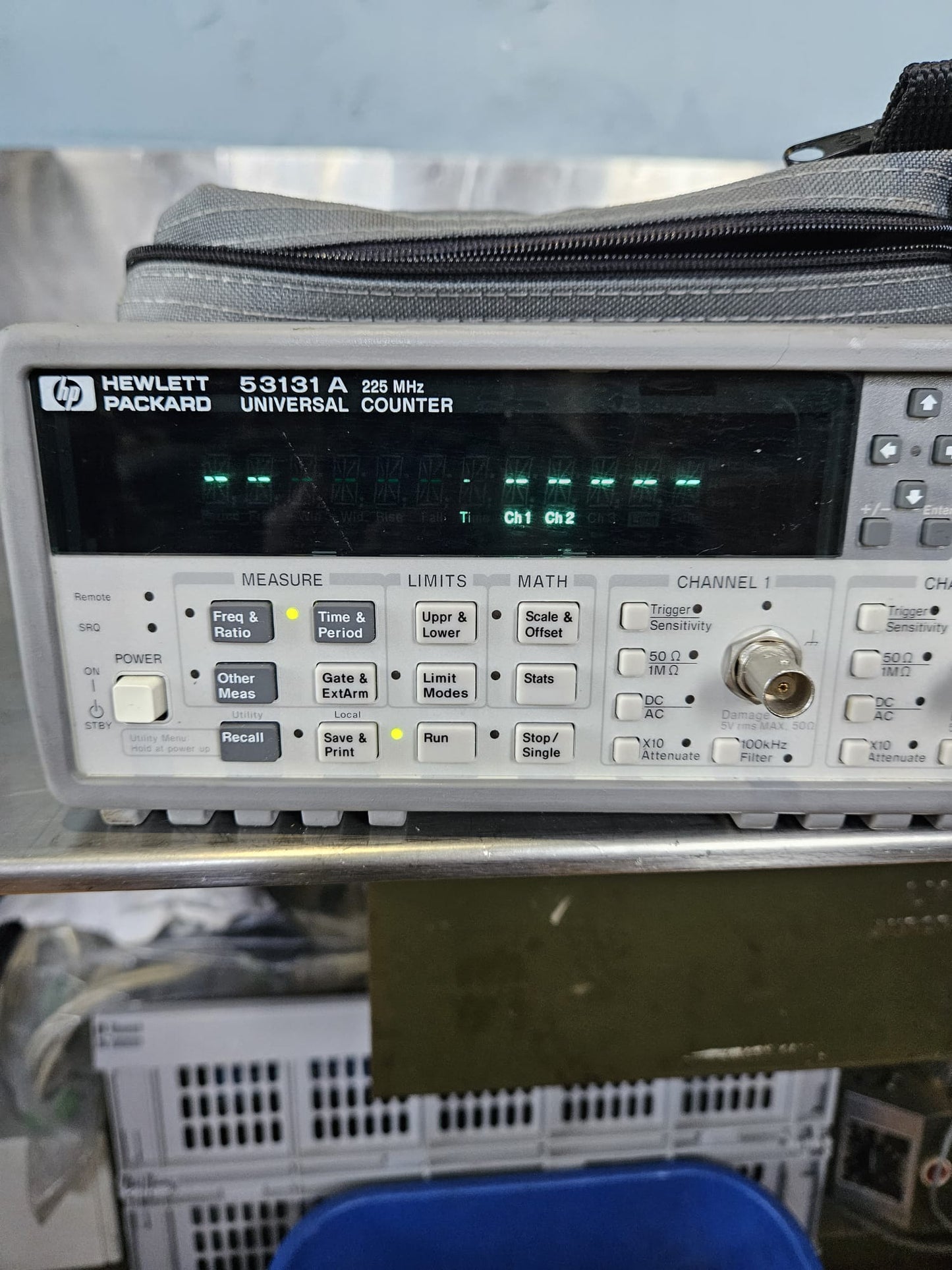 100%WARRANTY AGILENT HP KEYSIGHT 53131A 225MHz Universal Frequency COUNTER TIMER