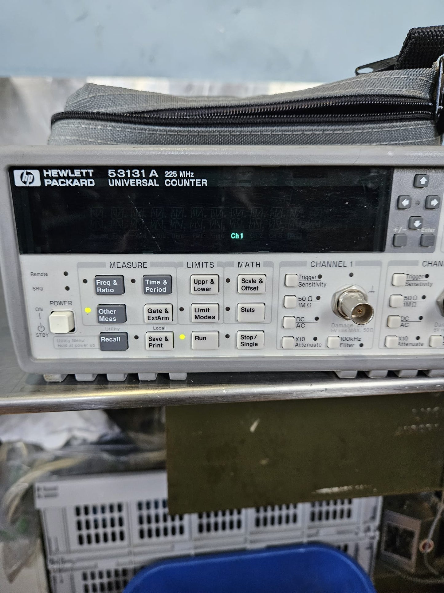 100%WARRANTY AGILENT HP KEYSIGHT 53131A 225MHz Universal Frequency COUNTER TIMER