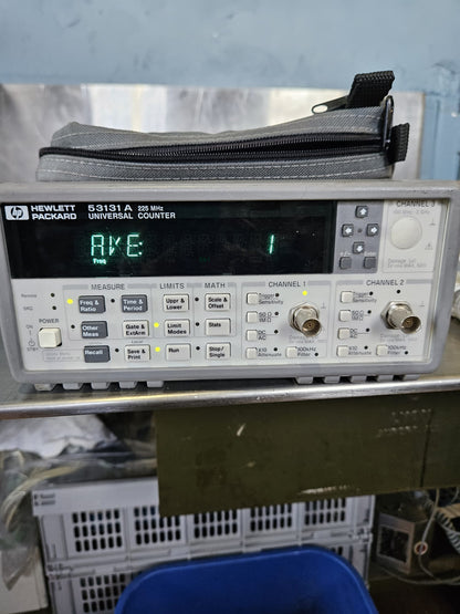 100%WARRANTY AGILENT HP KEYSIGHT 53131A 225MHz Universal Frequency COUNTER TIMER