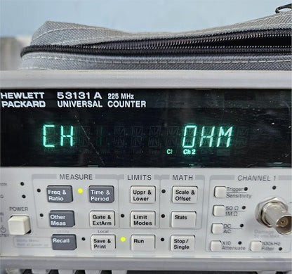 100%WARRANTY AGILENT HP KEYSIGHT 53131A 225MHz Universal Frequency COUNTER TIMER