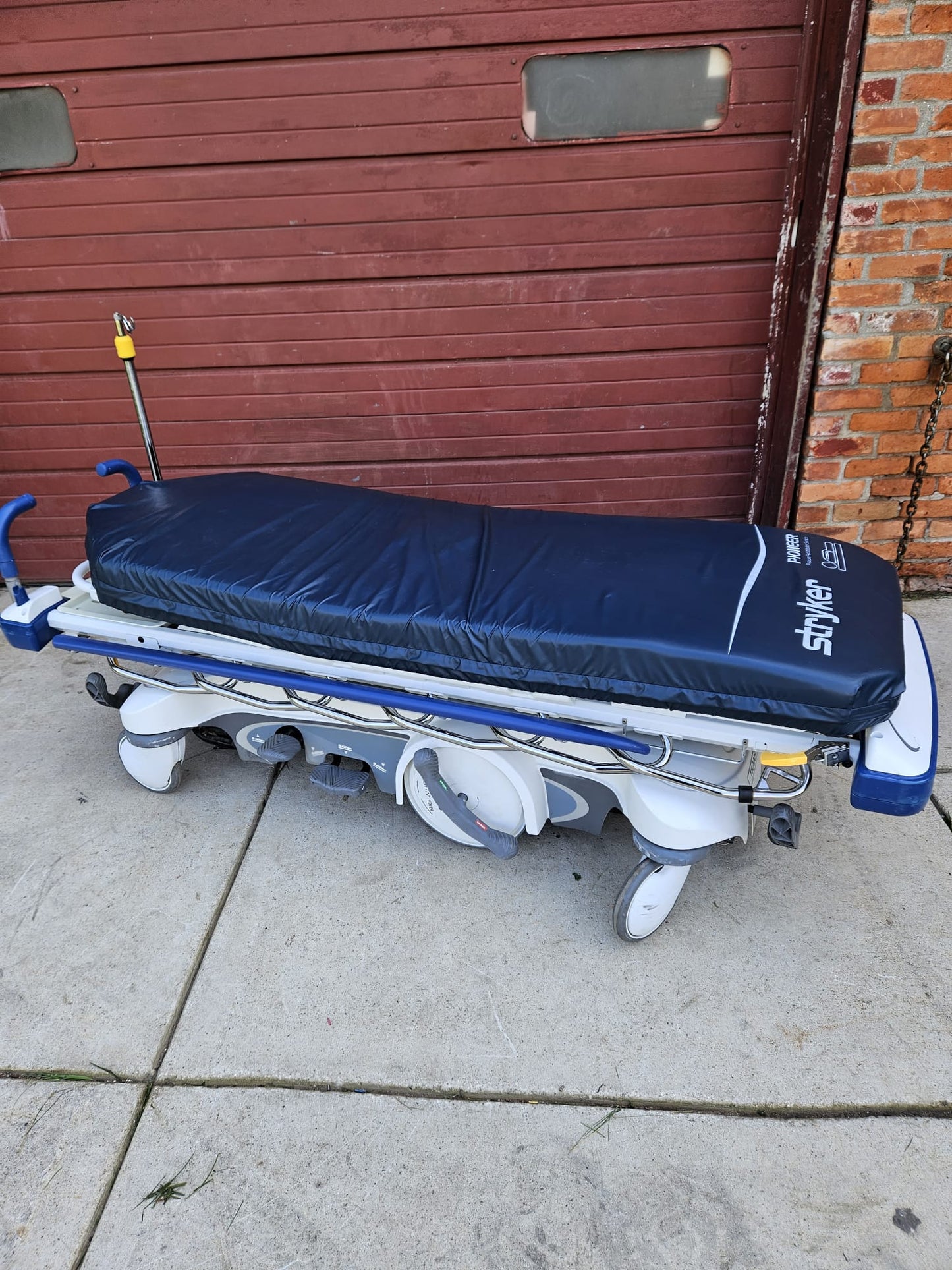 WARRANT STRYKER 1115 BIG WHEEL 700Lbs Capacity HOSPITAL MATTRESS GURNEY FREESHIP