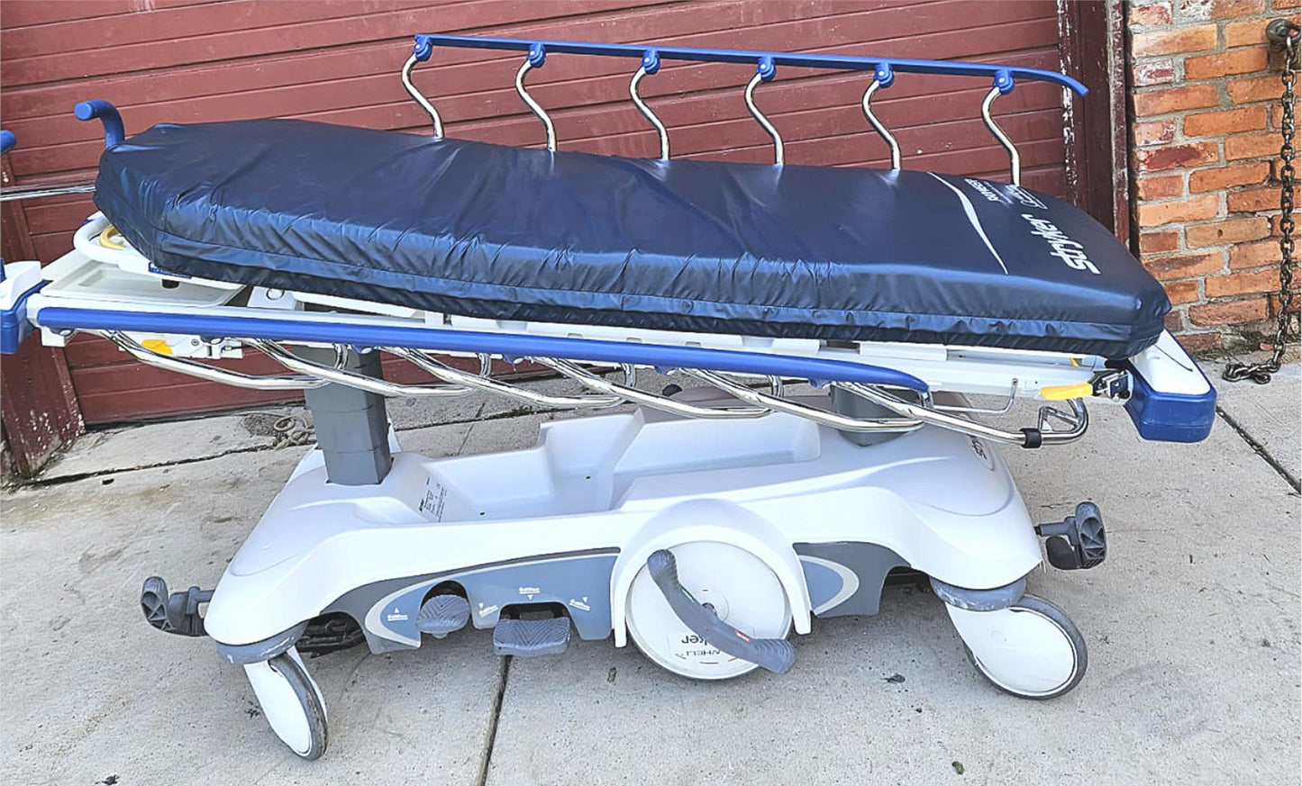 WARRANT STRYKER 1115 BIG WHEEL 700Lbs Capacity HOSPITAL MATTRESS GURNEY FREESHIP