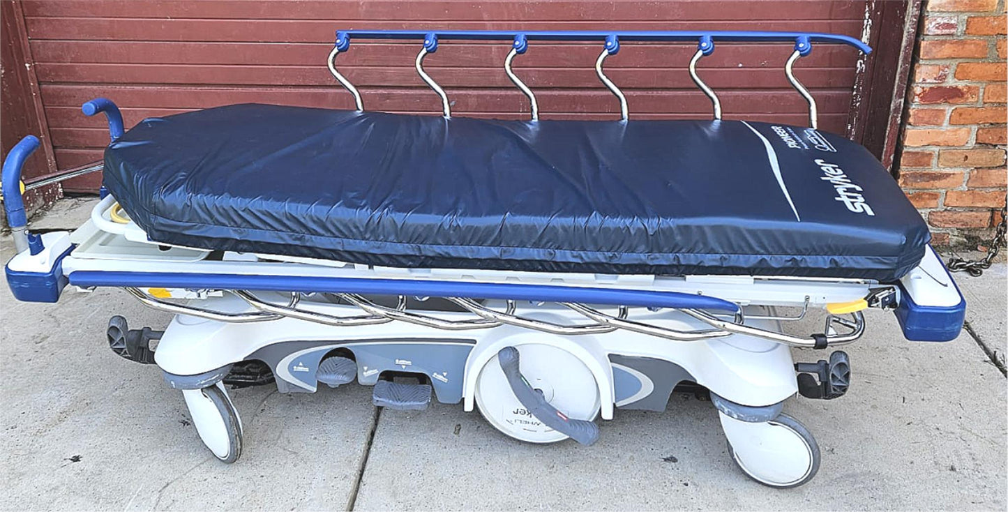 WARRANT STRYKER 1115 BIG WHEEL 700Lbs Capacity HOSPITAL MATTRESS GURNEY FREESHIP