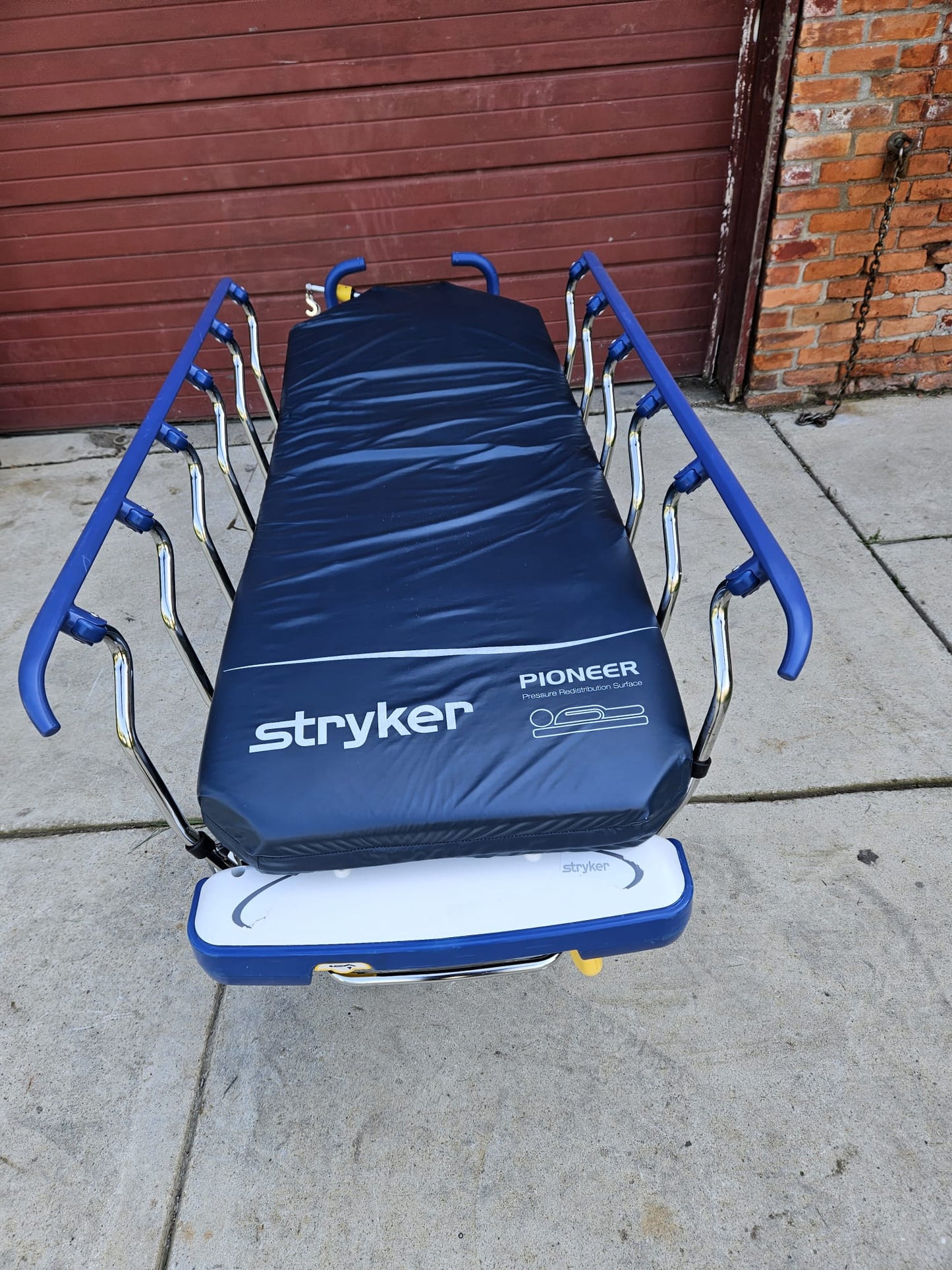 WARRANT STRYKER 1115 BIG WHEEL 700Lbs Capacity HOSPITAL MATTRESS GURNEY FREESHIP