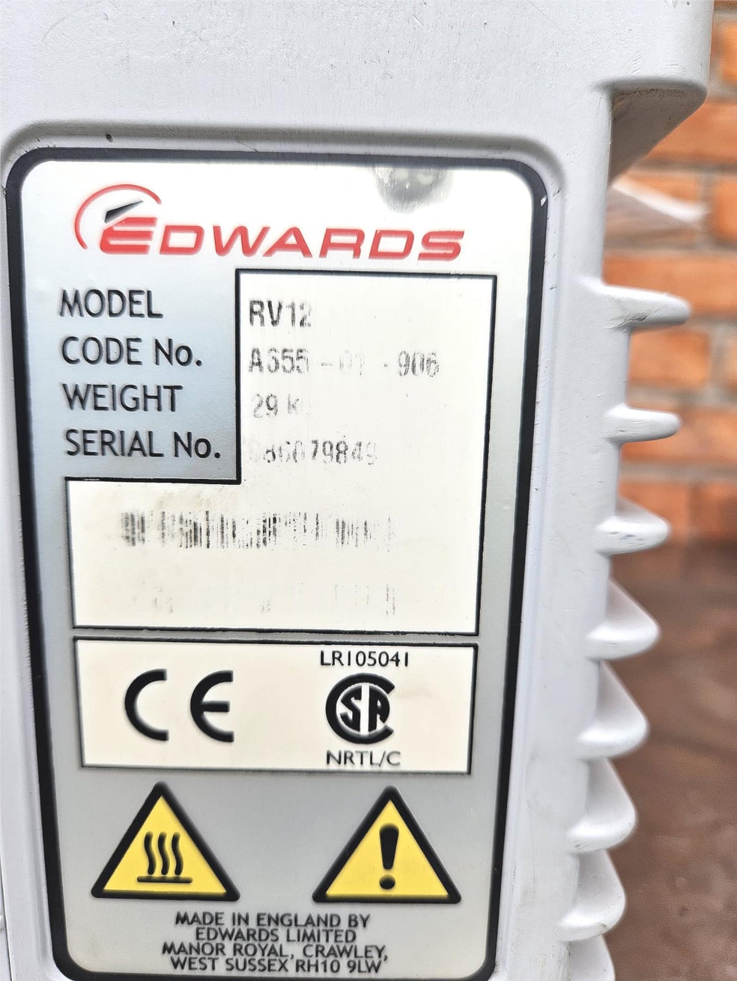 90-DAY-WARRANTY EDWARDS 12 RV 110Volts VACUUM PUMP NW25 MIST FILTER WATCH VIDEO