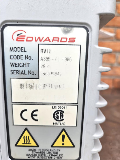 90-DAY-WARRANTY EDWARDS 12 RV 110Volts VACUUM PUMP NW25 MIST FILTER WATCH VIDEO