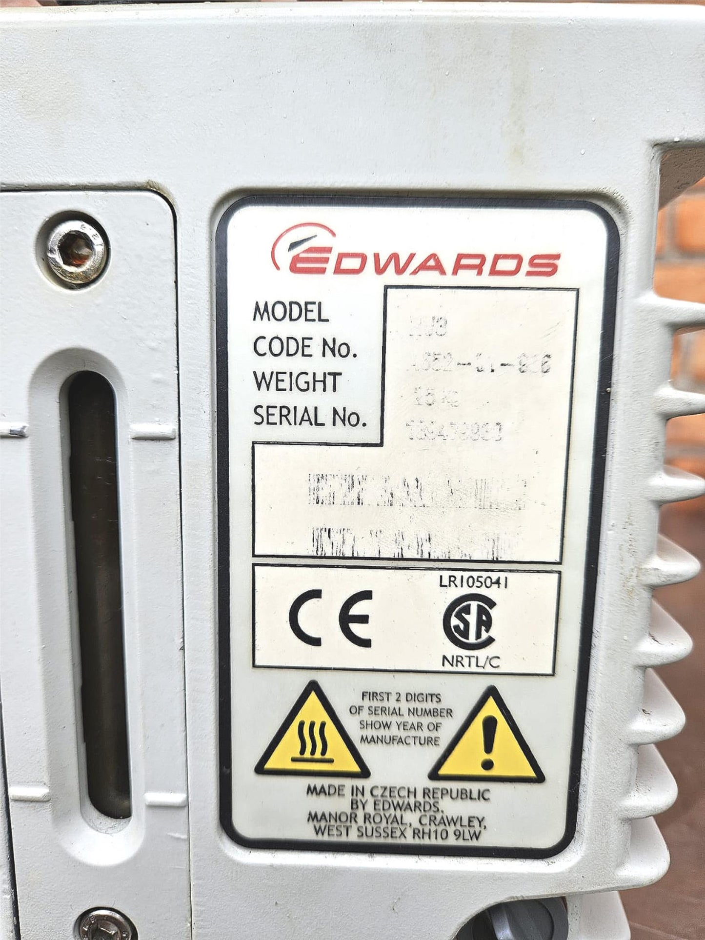 90DAYWARRANTY 110/220Volt EDWARDS 3 RV 2.3CFM VACUUM PUMP FILTER WATCH VIDEO