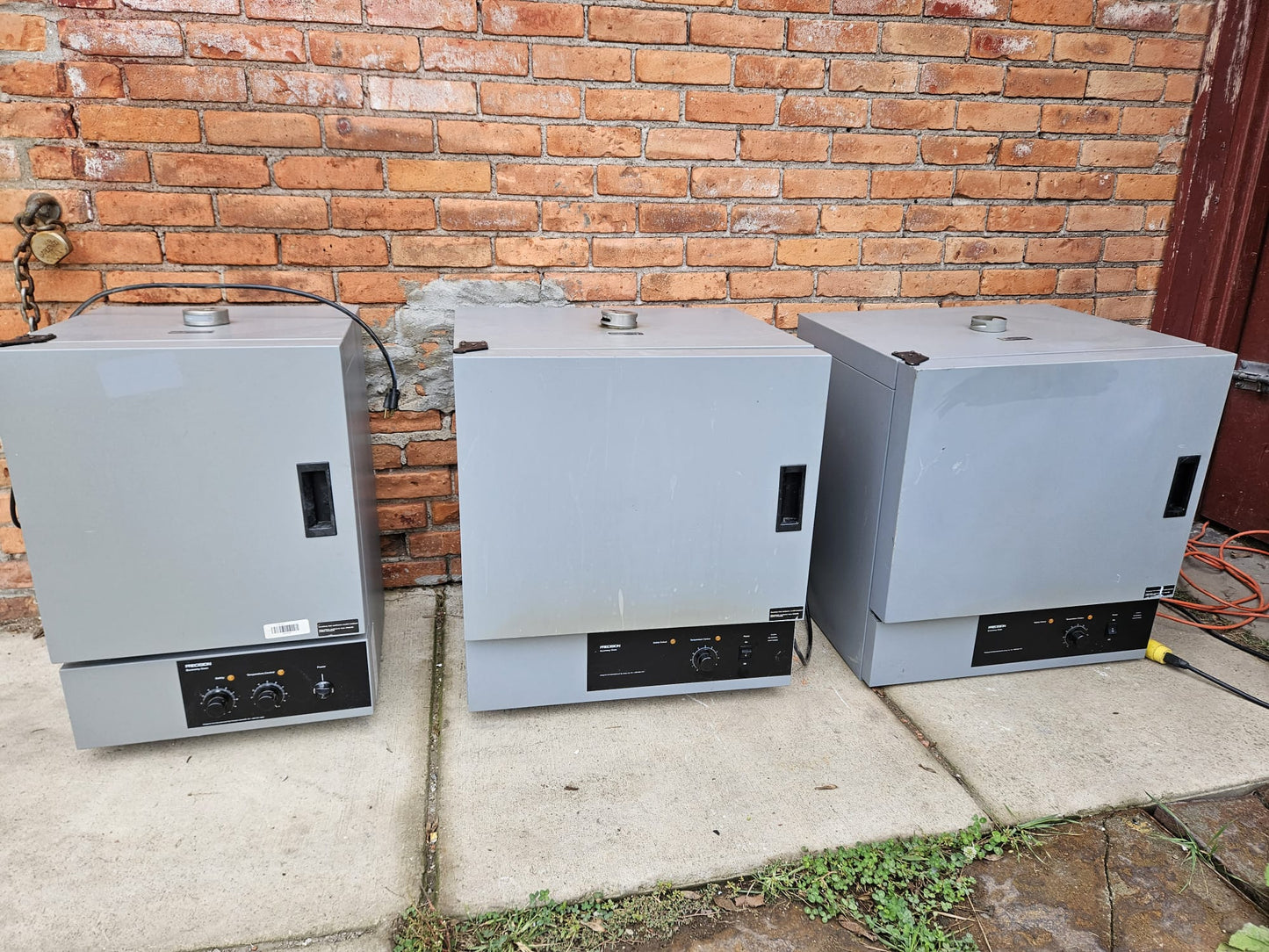 LOTof3 PRECISION 14E (One) / 25EM (Two) GRAVITY OVENs with StSteelTrays FREESHIP