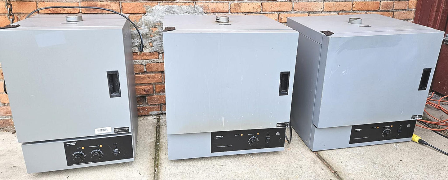 LOTof3 PRECISION 14E (One) / 25EM (Two) GRAVITY OVENs with StSteelTrays FREESHIP