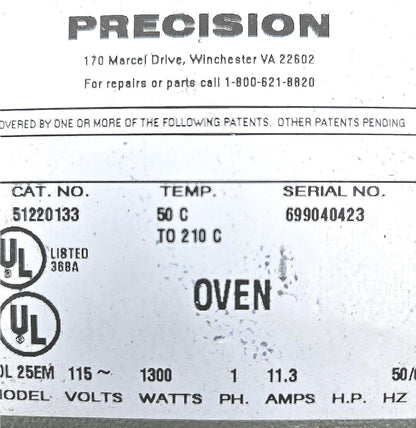 LOTof3 PRECISION 14E (One) / 25EM (Two) GRAVITY OVENs with StSteelTrays FREESHIP
