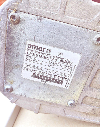 WARRANTY AMER MTR 250 DRIVE TRACTION WHEEL MOTOR KARCHER NILFISK TENNANT NOBLES
