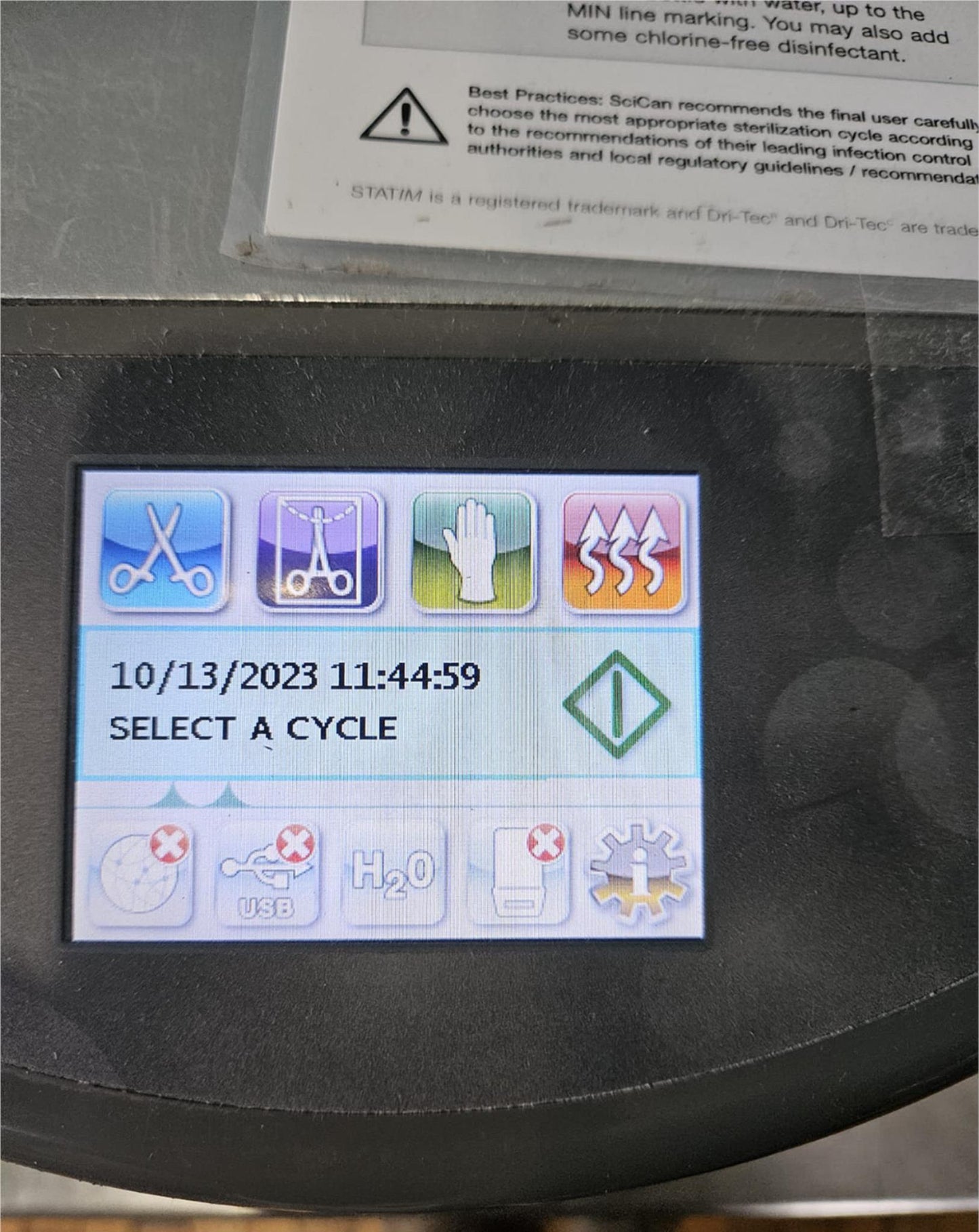 FORPARTS SciCan STATIM 5000 STERILIZER AUTOCLAVE & TRAY CARTRIDGE FREE SHIPPING