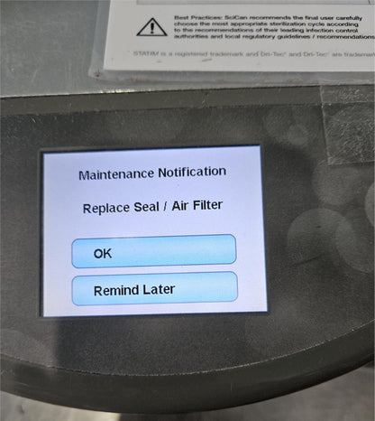 FOR PARTS SciCan STATIM 5000 STERILIZER AUTOCLAVE & TRAY CARTRIDGE FREE SHIP